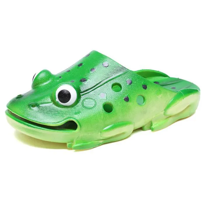 Pantoufles grenouilles pour vos balades au lac